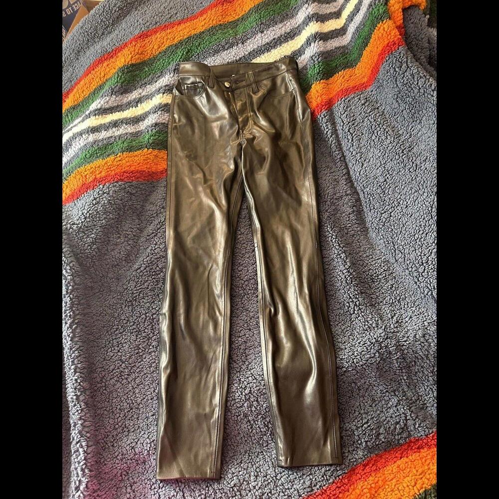 7 For All Mankind Women’s Leather Pants Size 27